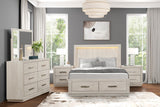 Wellingborough Light Gray Queen Bed by Furniture of America at Eve Furniture