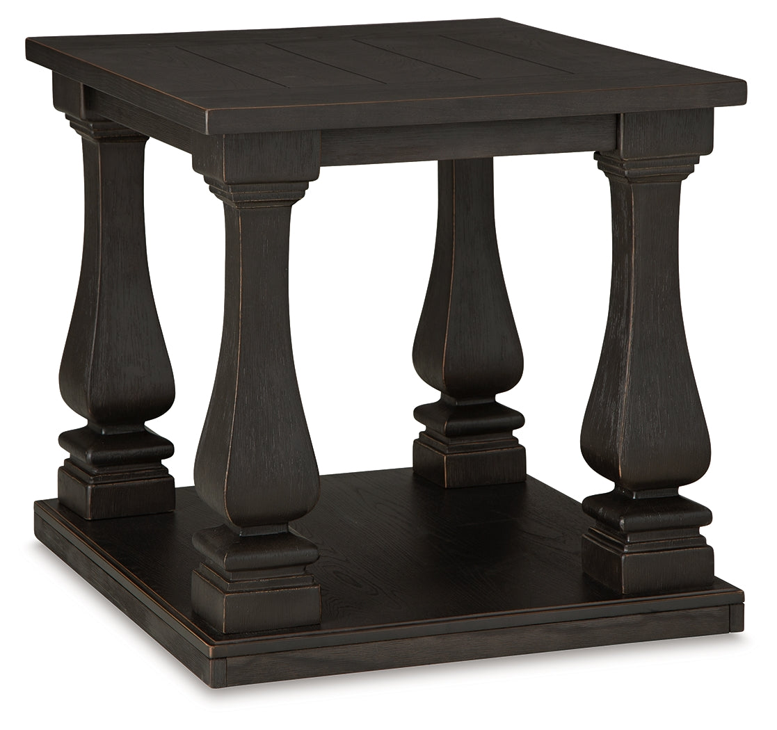 Wellturn Black End Table