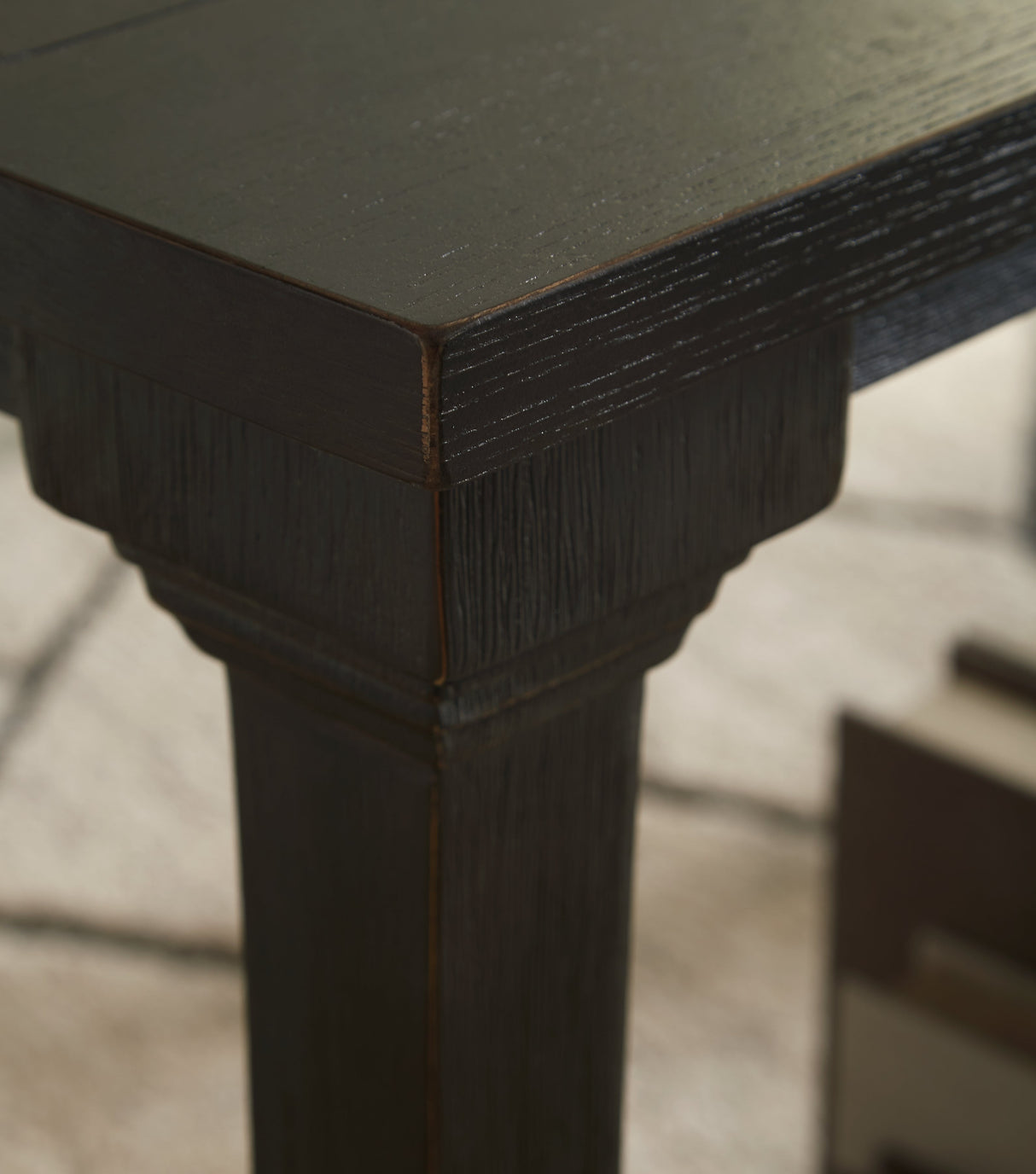 Wellturn Black Sofa Table