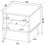 Welsh Distressed Pine 3-Piece Coffee and End Table Set by Coaster at Eve Furniture