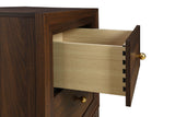 Welsley Walnut 2-Drawer Nightstand Bedside Table by Coaster at Eve Furniture
