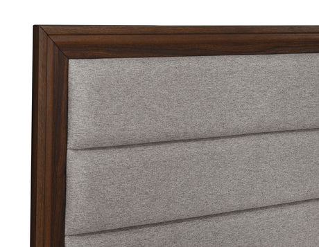 Welsley Walnut 4-Piece Eastern King Bedroom Set by Coaster at Eve Furniture