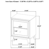 Welsley Walnut 4-Piece Eastern King Bedroom Set by Coaster at Eve Furniture