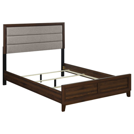 Welsley Walnut 4-Piece Eastern King Bedroom Set by Coaster at Eve Furniture