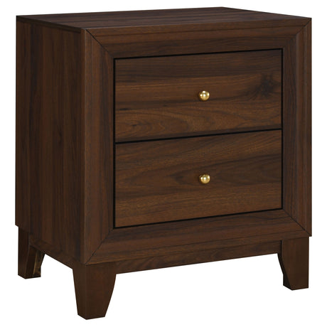 Welsley Walnut 4-Piece Eastern King Bedroom Set by Coaster at Eve Furniture