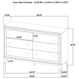 Welsley Walnut 4-piece Queen Bedroom Set by Coaster at Eve Furniture
