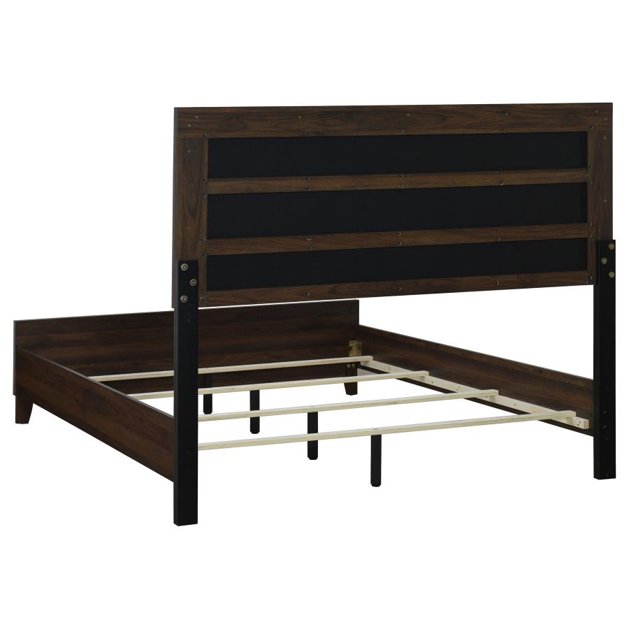 Welsley Walnut 4-piece Queen Bedroom Set by Coaster at Eve Furniture