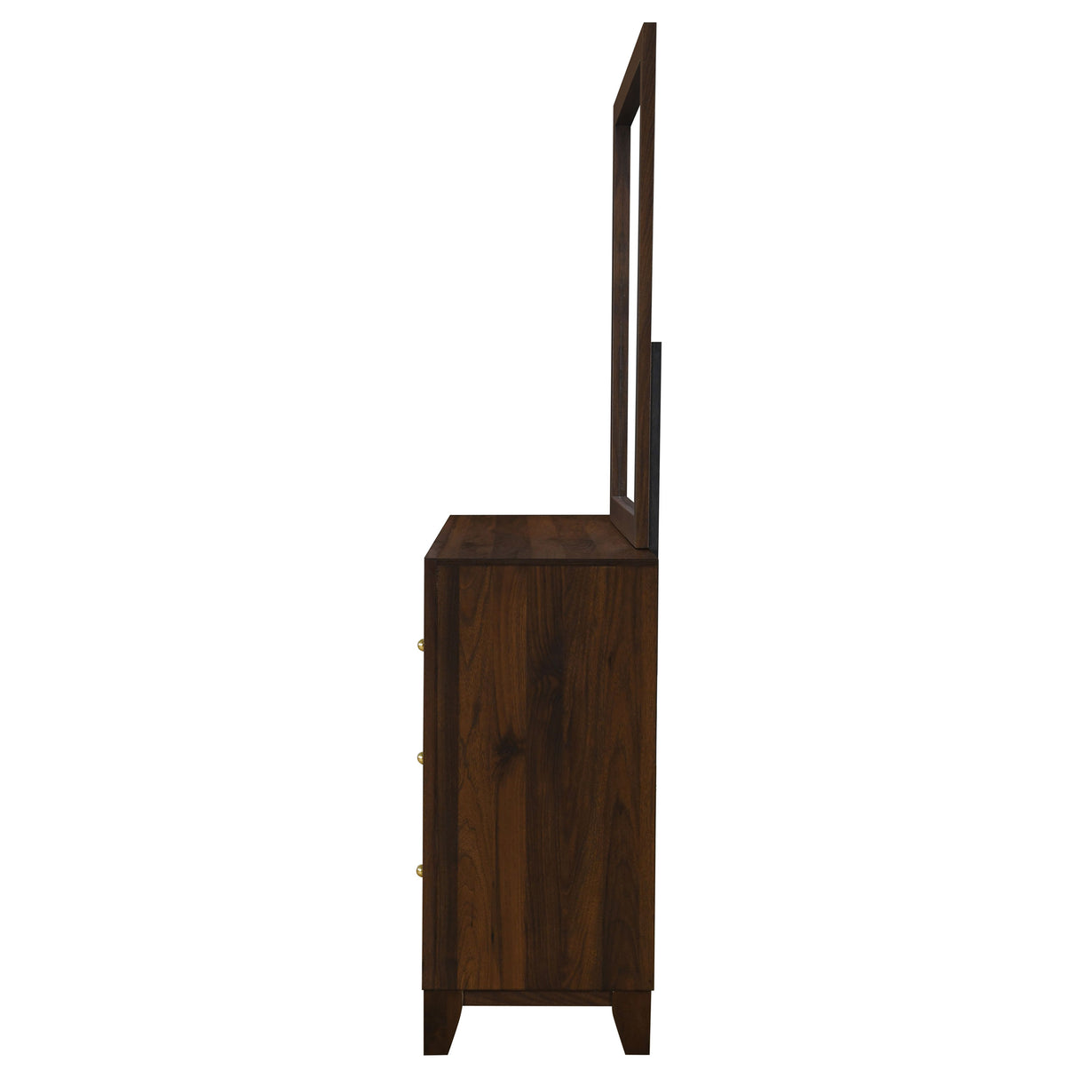 Welsley Walnut 6-drawer Dresser and Mirror by Coaster at Eve Furniture