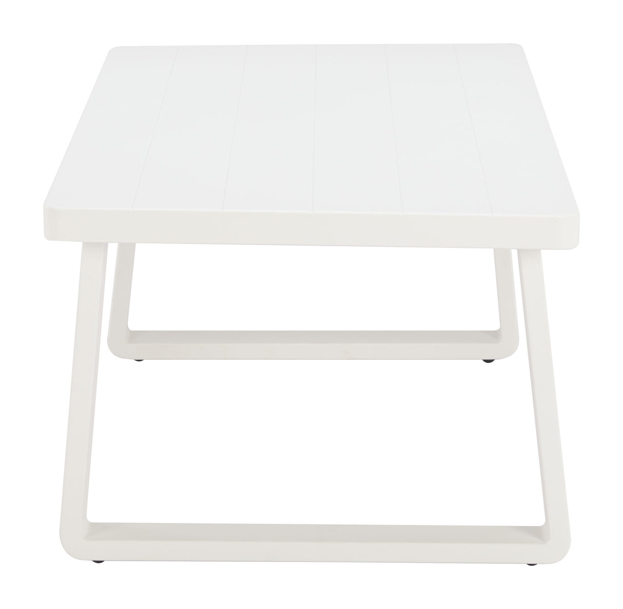 Welt White Outdoor Coffee Table by Zuomod at Eve Furniture
