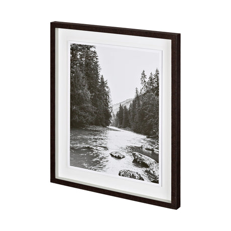 Wenatchee River Fire Season by Goldie, Kyle a Framed Photo Art Print Matted under Glass by Mercana at Eve Furniture