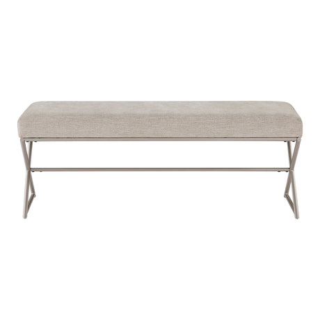 Wendell Beige Bench by Homelegance at Eve Furniture