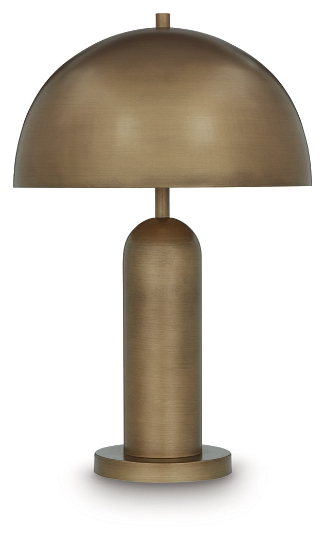 Wendfield Antique Gold Finish Table Lamp by Ashley at Eve Furniture