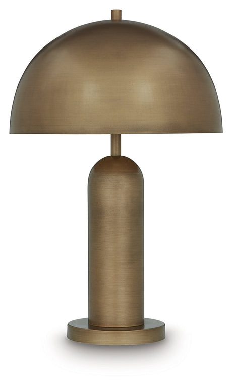 Wendfield Antique Gold Finish Table Lamp by Ashley at Eve Furniture