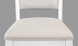 Wendy White Counter Height Chair, Set of 2 by Crown Mark at Eve Furniture