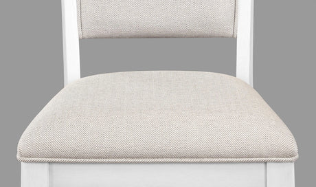 Wendy White Counter Height Chair, Set of 2 by Crown Mark at Eve Furniture