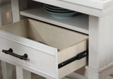 Wendy White Counter Height Table by Crown Mark at Eve Furniture