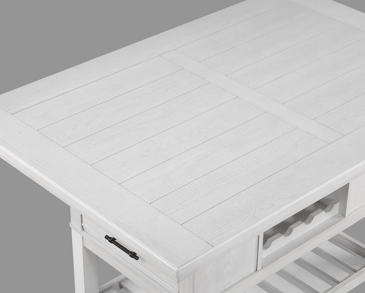Wendy White Counter Height Table by Crown Mark at Eve Furniture
