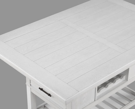 Wendy White Counter Height Table by Crown Mark at Eve Furniture
