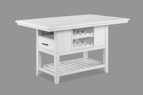 Wendy White Counter Height Table by Crown Mark at Eve Furniture