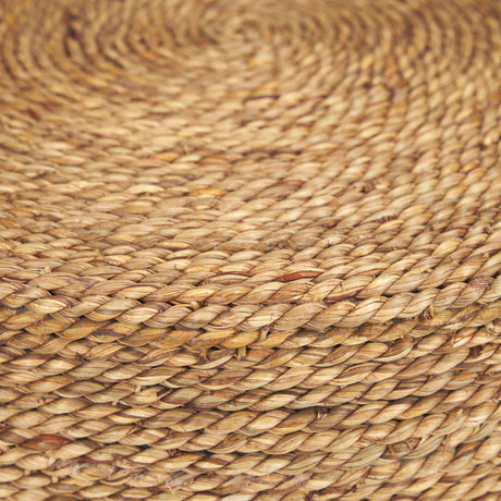 Wenopa Matte Black Wood w/ Natural Jute Accent Tables by Mercana at Eve Furniture