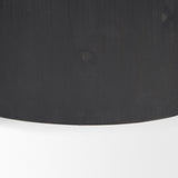 Wenopa Matte Black Wood w/ Natural Jute Accent Tables by Mercana at Eve Furniture