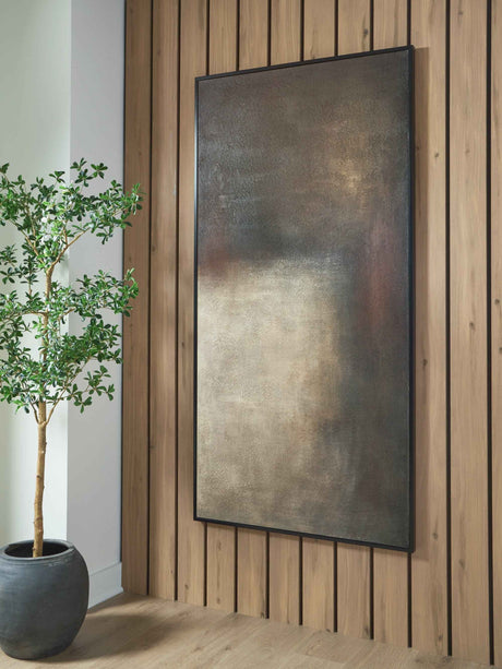 Wernmen Brown & Rust & Cream Wall Art by Ashley at Eve Furniture