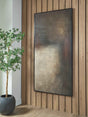 Wernmen Brown & Rust & Cream Wall Art by Ashley at Eve Furniture