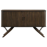 Wes 2-Door Rectangular Server Dark Walnut