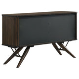 Wes 2-Door Rectangular Server Dark Walnut