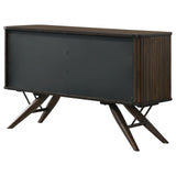 Wes 2-Door Rectangular Server Dark Walnut