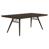 Wes Dark Walnut Rectangular Dining Table by Coaster at Eve Furniture