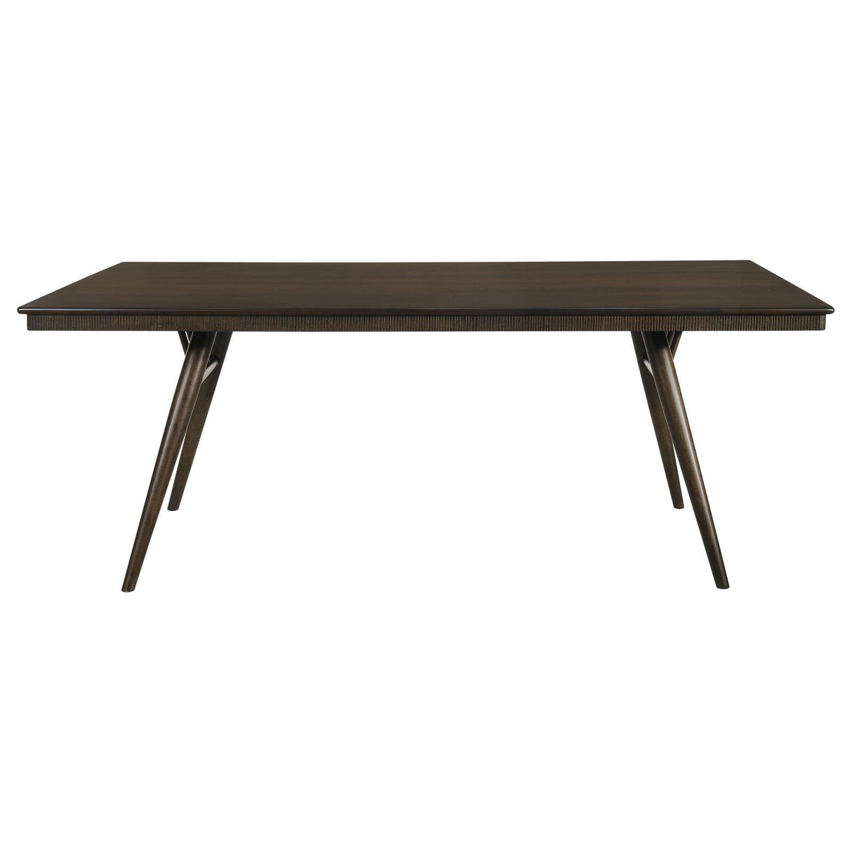 Wes Dark Walnut Rectangular Dining Table by Coaster at Eve Furniture