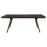 Wes Dark Walnut Rectangular Dining Table by Coaster at Eve Furniture