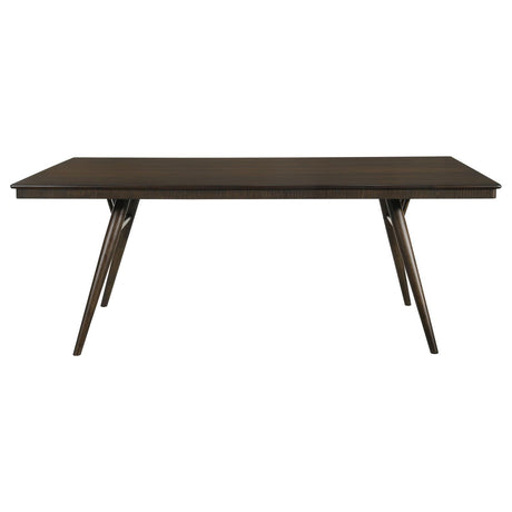 Wes Dark Walnut Rectangular Dining Table by Coaster at Eve Furniture