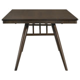 Wes Dark Walnut Rectangular Dining Table by Coaster at Eve Furniture