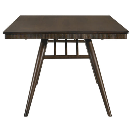 Wes Dark Walnut Rectangular Dining Table by Coaster at Eve Furniture