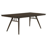 Wes Gray and Dark Walnut Rectangular Dining Room Set by Coaster at Eve Furniture