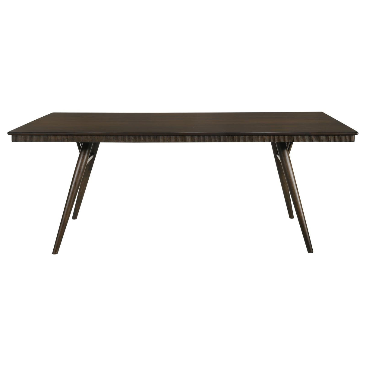 Wes Dark Walnut Rectangular Dining Table