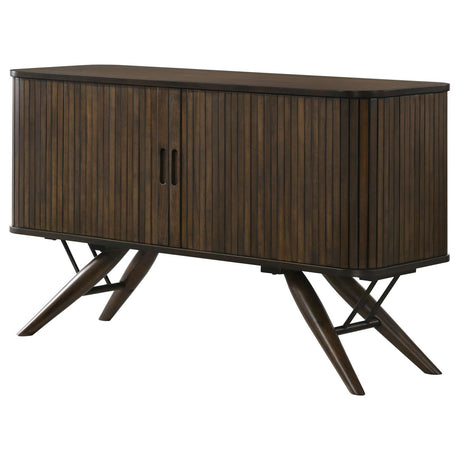 Wes 2-Door Rectangular Server Dark Walnut by Coaster at Eve Furniture