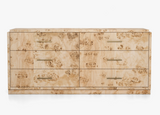 Wesley 6-Drawer Burl Dresser by Co.House Designs at Eve Furniture