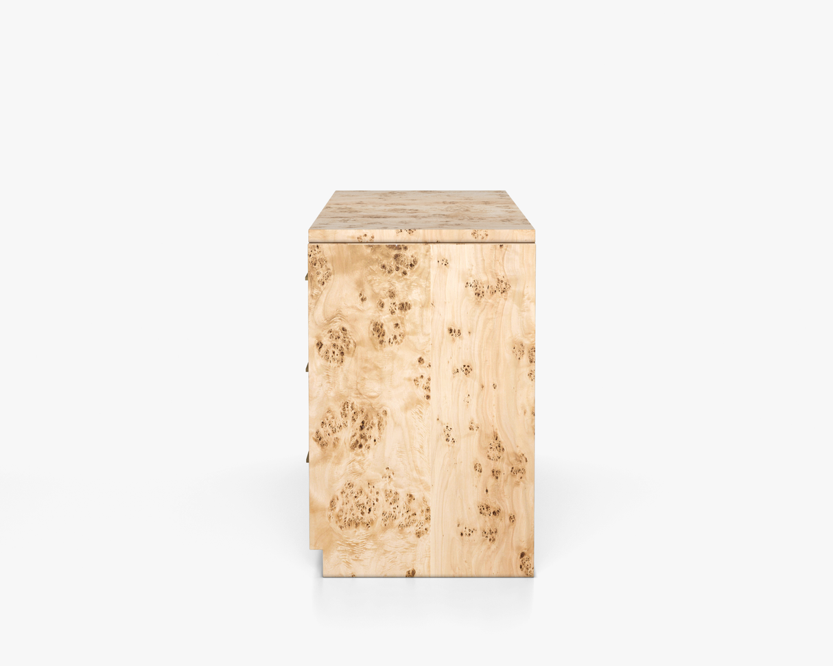 Wesley 6-Drawer Burl Dresser by Co.House Designs at Eve Furniture