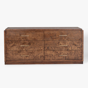 Wesley 6-Drawer Burl Dresser by Co.House Designs at Eve Furniture
