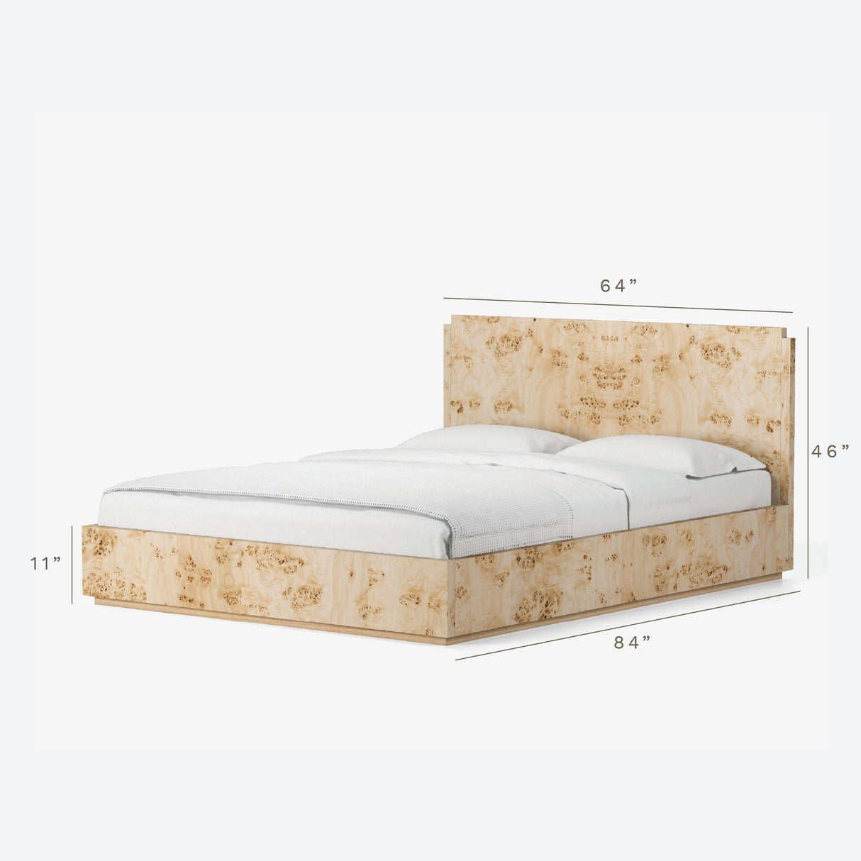 Wesley Burl Bed by Co.House Designs at Eve Furniture