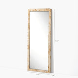 Wesley Burl Floor Mirror by Co.House Designs at Eve Furniture