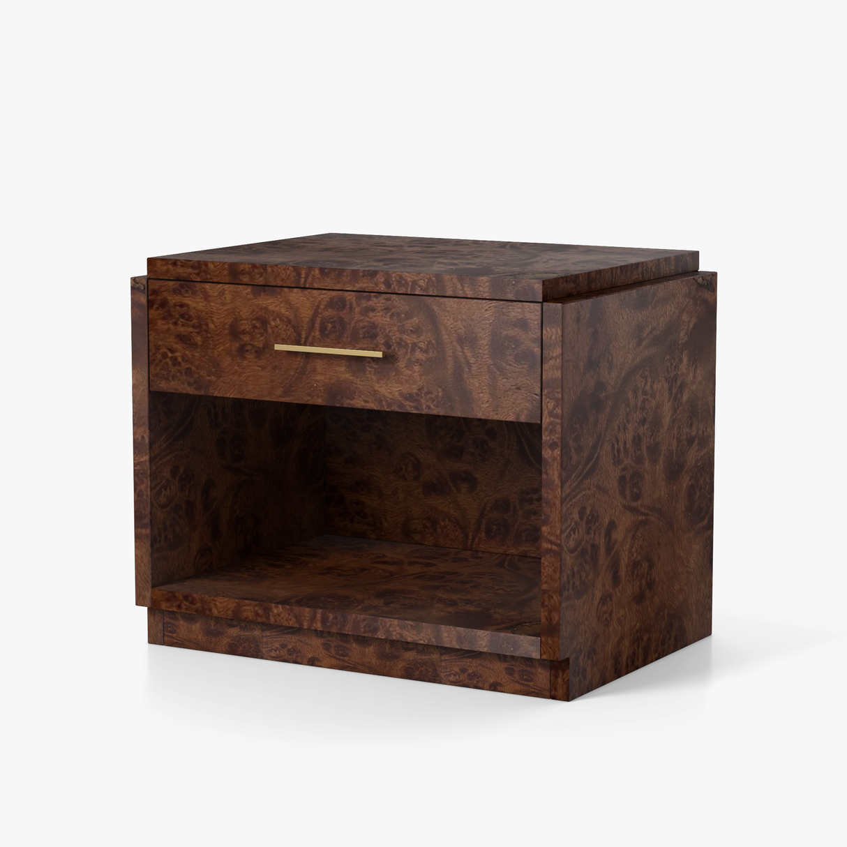 Wesley Burl Nightstand by Co.House Designs at Eve Furniture