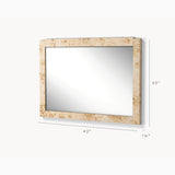 Wesley Burl Wall Mirror by Co.House Designs at Eve Furniture