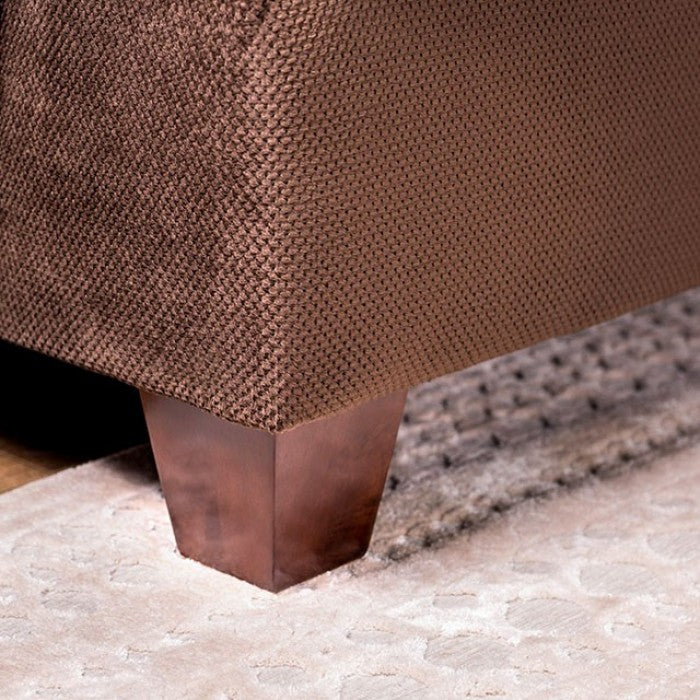 Wessington Chocolate Sofa by Furniture of America at Eve Furniture
