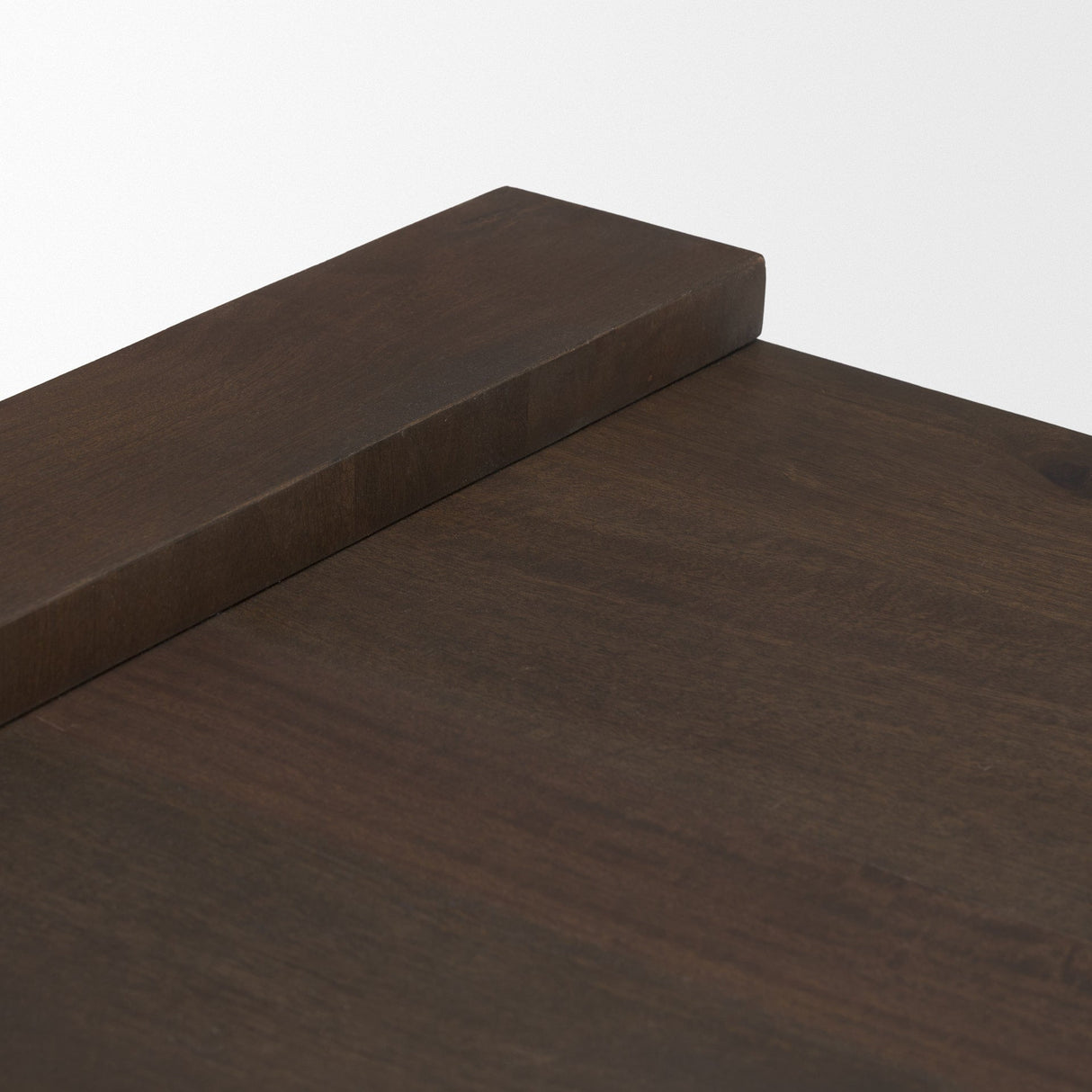 Wesson Dark Brown Wood Accent Table by Mercana at Eve Furniture