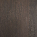 Wesson Dark Brown Wood Accent Table by Mercana at Eve Furniture