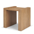 Wesson Light Brown Wood Accent Table by Mercana at Eve Furniture